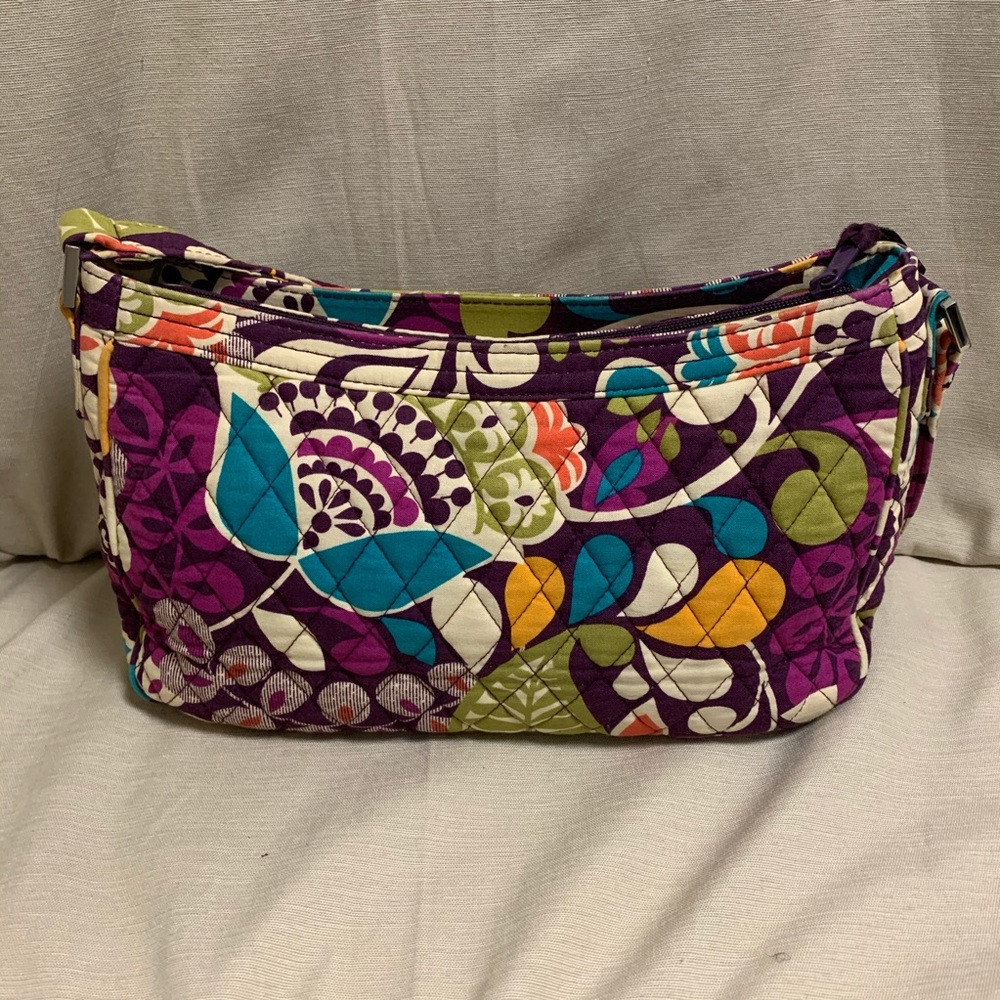 Vera Bradley Petal Pink / Plum Crazy 2 bag Combo - Picture 6 of 8